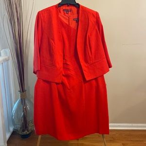Red Jessica London dress with Jacket
